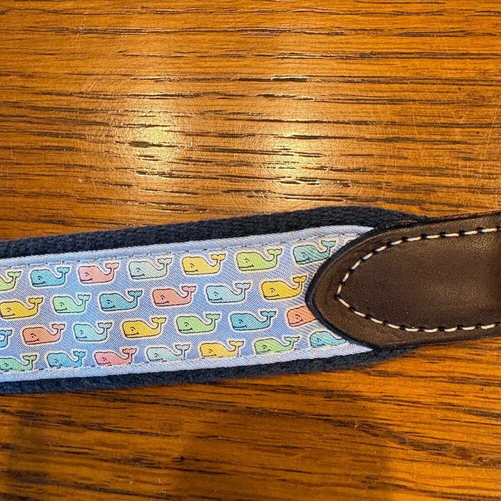 GUC Men's Vineyard Vines Belt with whales, size 30